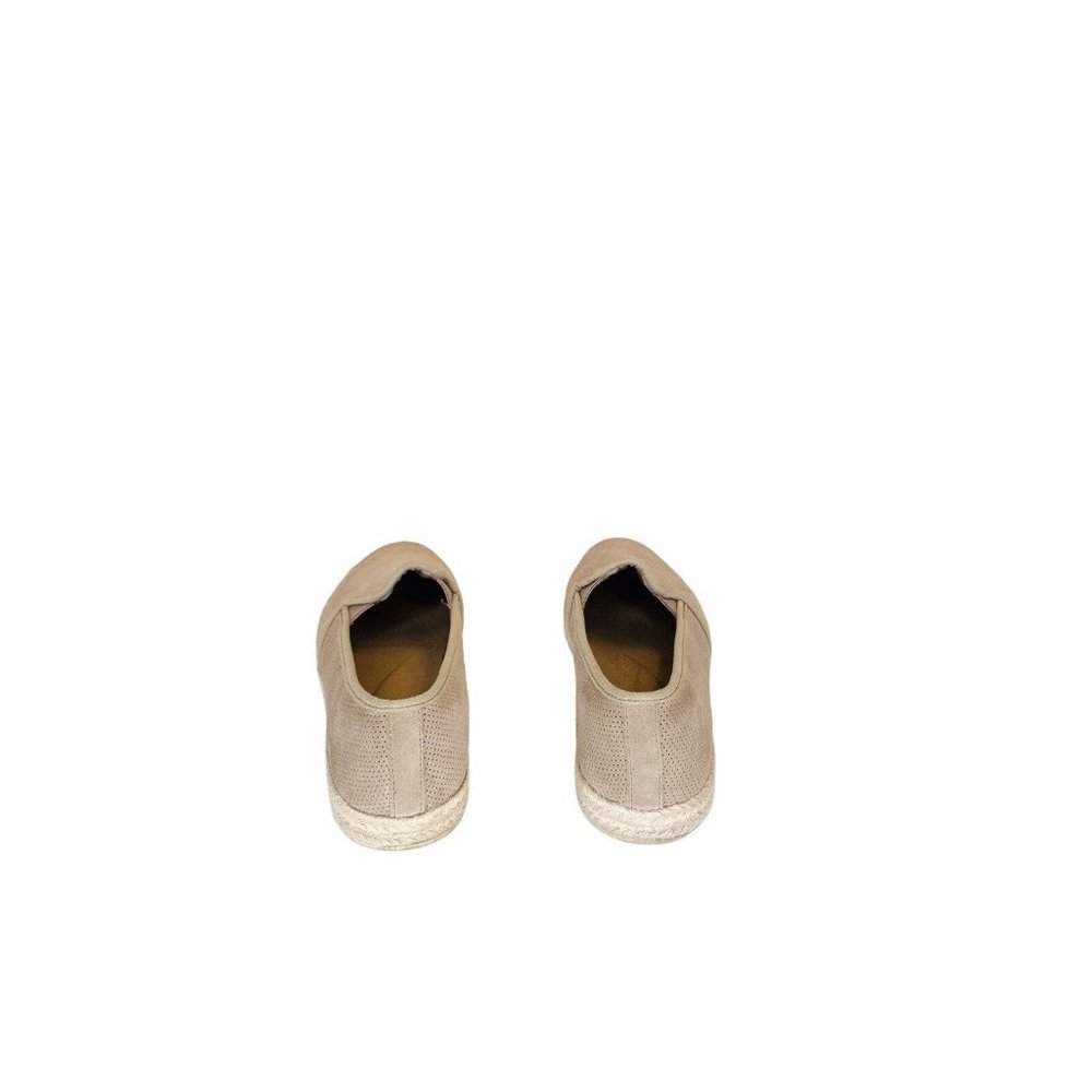CLARKS Collection Soft Cushion Suede Beige/ Tan Slip On Loafer Shoe Women Sz 9 - Picture 4 of 5